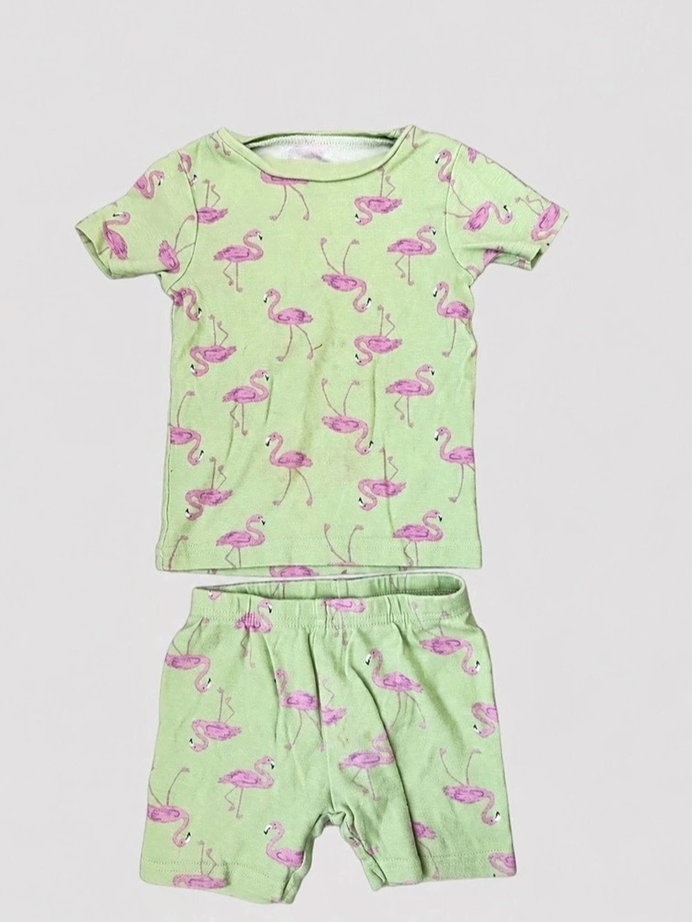 💛⚡️PICK 5/ $20 - Carter’s Just One You Flamingo Short Sleeve Pajama Set 18M